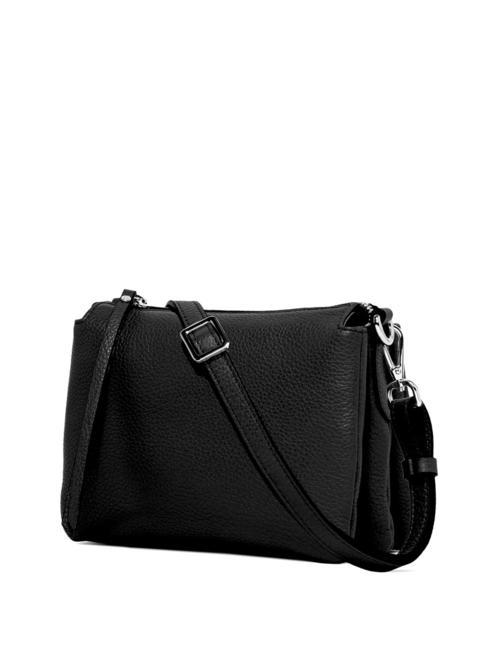 THREE  Mini sac bandoulière, en cuir Noir - Sacs pour Femme