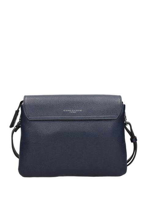 THREE Sac bandoulière, en cuir BLEU - Sacs pour Femme