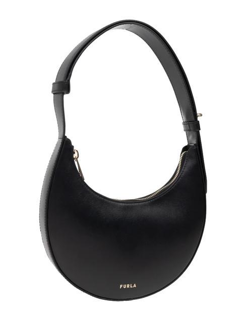 DELIZIA  Mini sac bandoulière, en cuir Noir - Sacs pour Femme