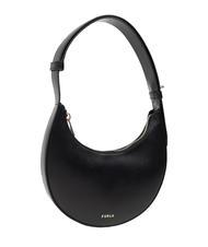 FURLA DELIZIA  Mini sac bandoulière, en cuir Noir - Sacs pour Femme - 2