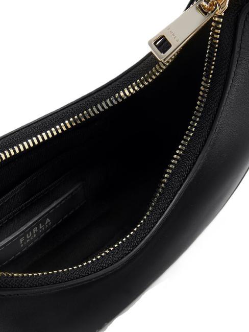 DELIZIA  Mini sac bandoulière, en cuir Noir - Sacs pour Femme