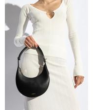 FURLA DELIZIA  Mini sac bandoulière, en cuir Noir - Sacs pour Femme - 5