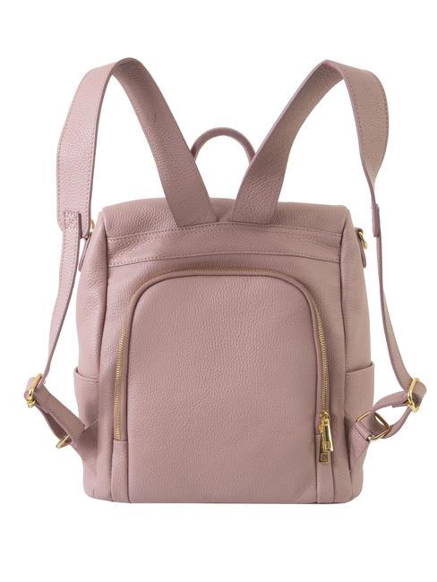 LILLA  Sac &agrave; dos en cuir rose mill&eacute;naire - Sacs pour Femme
