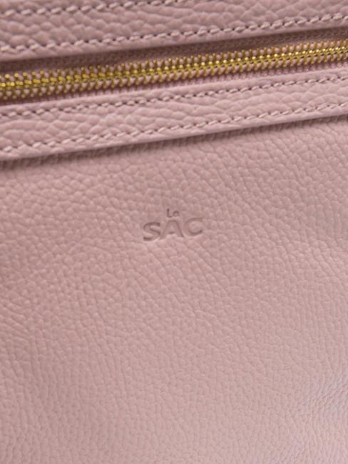 LILLA  Sac &agrave; dos en cuir rose mill&eacute;naire - Sacs pour Femme