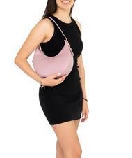 LESAC TULIPANO Sac bandoulière, avec bandoulière, en cuir rose millénaire - Sacs pour Femme - 5