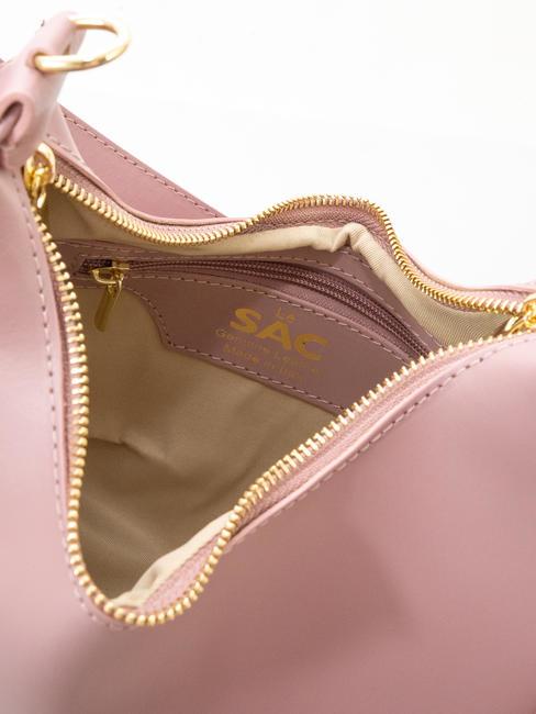 TULIPANO Sac bandoulière, avec bandoulière, en cuir rose millénaire - Sacs pour Femme