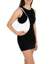 LESAC TULIPANO Sac bandouli&egrave;re, avec bandouli&egrave;re, en cuir blanc optique - Sacs pour Femme - 4