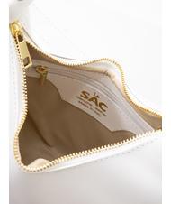 LESAC TULIPANO Sac bandouli&egrave;re, avec bandouli&egrave;re, en cuir blanc optique - Sacs pour Femme - 6