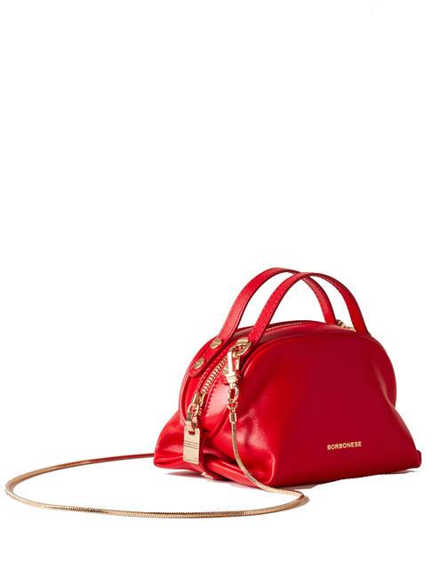 SEXY Sac bandouli&egrave;re micro, en cuir cerise - Sacs pour Femme