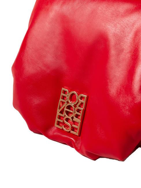 COUCH SMALL Sac bandoulière, en cuir cerise - Sacs pour Femme