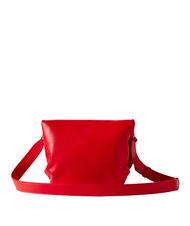 BORBONESE COUCH SMALL Sac bandoulière, en cuir cerise - Sacs pour Femme - 4