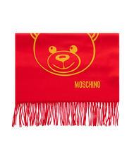 MOSCHINO BEAR Écharpe en laine rouge - Écharpes - 4