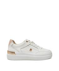 TOMMY HILFIGER LUX HARDWARE COURT  Baskets en cuir blanc antique - Chaussures Femme - 2