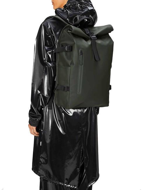 ROLLTOP RUCKSACK Sac &agrave; dos l&eacute;gumes verts - Sacs &agrave; dos pour l'&Eacute;cole & les Loisirs