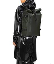 RAINS ROLLTOP RUCKSACK Sac &agrave; dos l&eacute;gumes verts - Sacs &agrave; dos pour l'&Eacute;cole & les Loisirs - 4