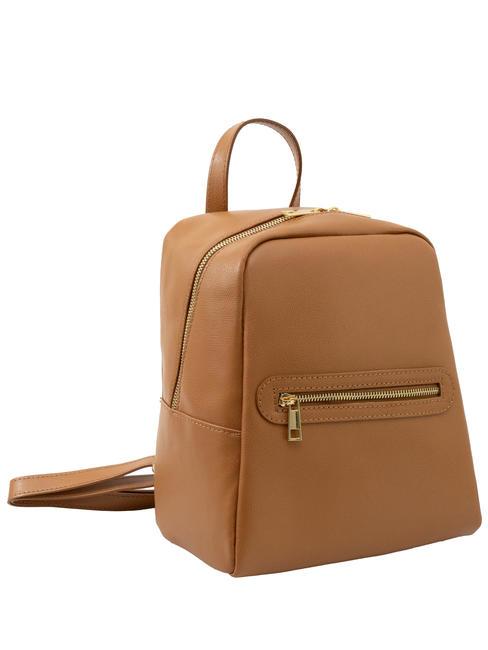 GELSO Sac à dos en cuir naturel - Sacs pour Femme