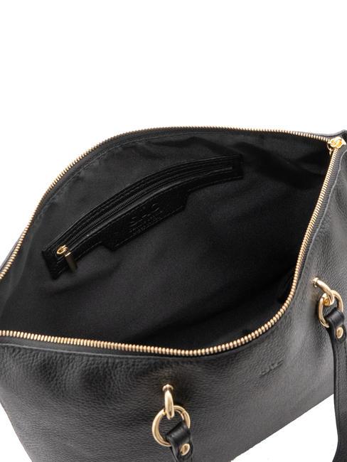 VIOLA  Sac cabas en cuir noir - Sacs pour Femme