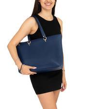 LESAC VIOLA  Sac cabas en cuir jeans - Sacs pour Femme - 4