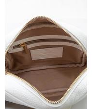 LESAC LUCIA Sac porté épaule double en cuir Dollar blanc optique - Sacs pour Femme - 3