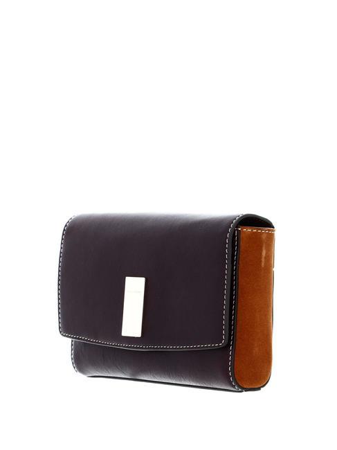 CAMPIONARIO - DAFNE  Mini sac bandouli&egrave;re, en cuir marron/beige - Sacs pour Femme