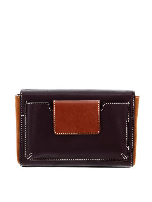 CAMPIONARIO - DAFNE  Mini sac bandouli&egrave;re, en cuir marron/beige - Sacs pour Femme