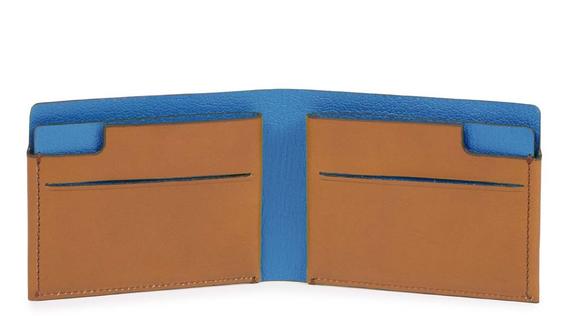 Portefeuille BAGMOTIC Cuir / Bleu - Portefeuilles Homme