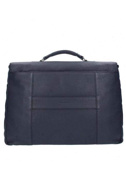 CAMPIONARIO -  NABUCCO Porte-documents en cuir, support pc 15,6 " bleu - Porte Documents Travail