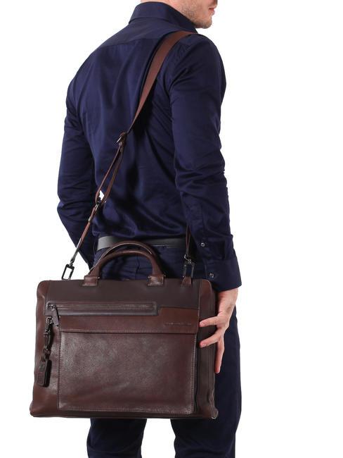 CAMPIONARIO - WOSTOK Mallette PC 15,6 " MORO - Porte Documents Travail