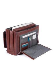 PIQUADRO CAMPIONARIO - BLUE SQUARE SPECIAL Porte-documents en cuir pour ordinateur portable 15,6" MORO - Porte Documents Travail - 3