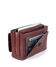 PIQUADRO CAMPIONARIO - BLUE SQUARE SPECIAL Porte-documents en cuir pour ordinateur portable 15,6" MORO - Porte Documents Travail - 4