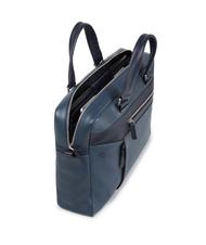 PIQUADRO Porte document Ligne CARY, pour ordinateur portable 15" bleu - Porte Documents Travail - 3