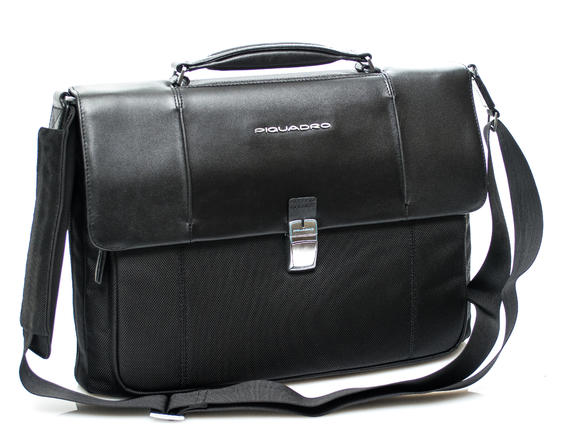 Porte document LINK 2, sac pour ordinateur portable 13'', extensible Noir - Porte Documents Travail