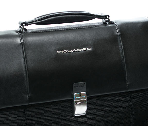 Porte document LINK 2, sac pour ordinateur portable 13'', extensible Noir - Porte Documents Travail