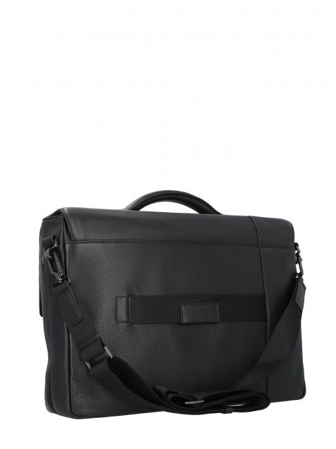 CAMPIONARIO - AKRON  Porte-documents en cuir extensible, support PC 15,6 " Noir - Porte Documents Travail