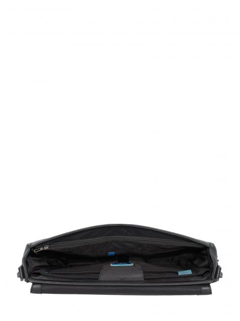 CAMPIONARIO - AKRON  Porte-documents en cuir extensible, support PC 15,6 " Noir - Porte Documents Travail