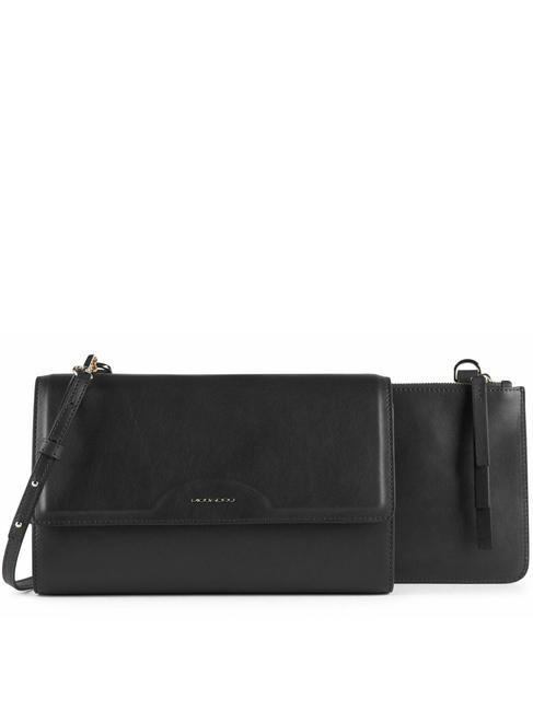 CAMPIONARIO - GEA  Pochette en cuir Noir - Sacs pour Femme