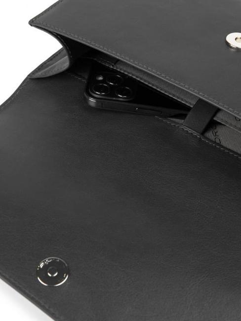 CAMPIONARIO - GEA  Pochette en cuir Noir - Sacs pour Femme