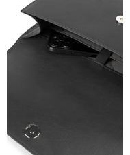 PIQUADRO CAMPIONARIO - GEA  Pochette en cuir Noir - Sacs pour Femme - 6