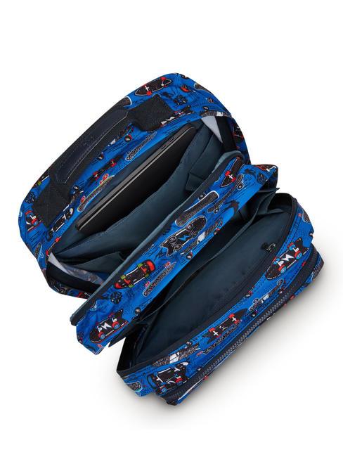 SCOTTY Grand sac à dos pour pc 15" nouveau petit imprimé scate - Sacs à dos pour l'École & les Loisirs