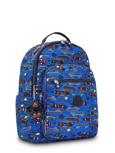 SEOUL KIDS Sac à dos pour ordinateur portable 15" nouveau petit imprimé scate - Sacs à dos pour l'École & les Loisirs