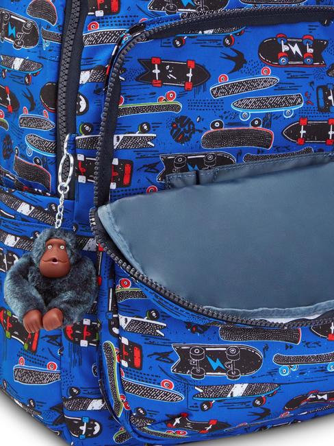 SEOUL KIDS Sac à dos pour ordinateur portable 15" nouveau petit imprimé scate - Sacs à dos pour l'École & les Loisirs