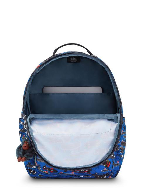 SEOUL KIDS Sac à dos pour ordinateur portable 15" nouveau petit imprimé scate - Sacs à dos pour l'École & les Loisirs