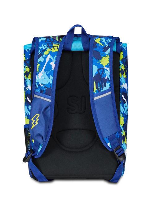 SHARKSTORY Sac &agrave; dos double Impression bleu - Sacs et accessoires Enfants