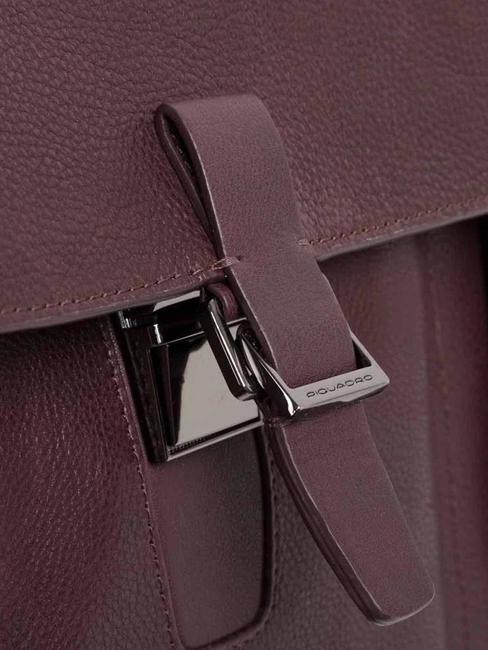 CAMPIONARIO -  ARES  Porte-documents en cuir pour ordinateur portable 15,6" MARRON - Porte Documents Travail