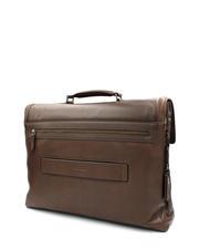 PIQUADRO CAMPIONARIO - WOSTOK Mallette PC en cuir 15,6" MORO - Porte Documents Travail - 4