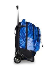 INVICTA PLUS GRS FANTASY Sac &agrave; dos trolley amovible shibori bleu - Sacs &agrave; dos &agrave; roulettes - 3