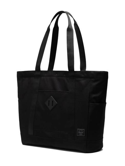 HERITAGE  Cabas épaule ton noir - Sacs pour Femme