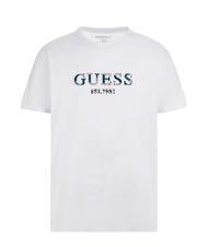 GUESS SS CN T-shirt en cotton blanc pur - T-shirt - 3