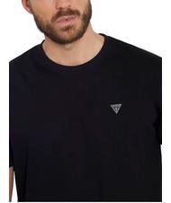 GUESS PATCH T-shirt en cotton jetbla - T-shirt - 2