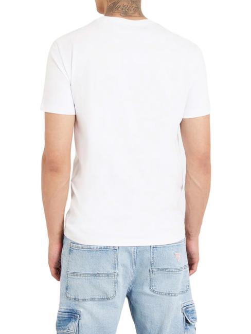 SS CN IRIDESCENT T-shirt en coton extensible blanc pur - T-shirt